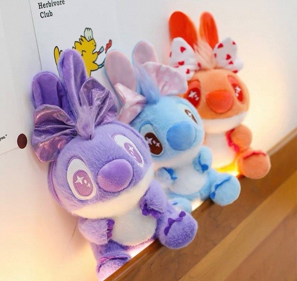 Producto - Peluche stitch orejitas moño 25cm (3 colores)