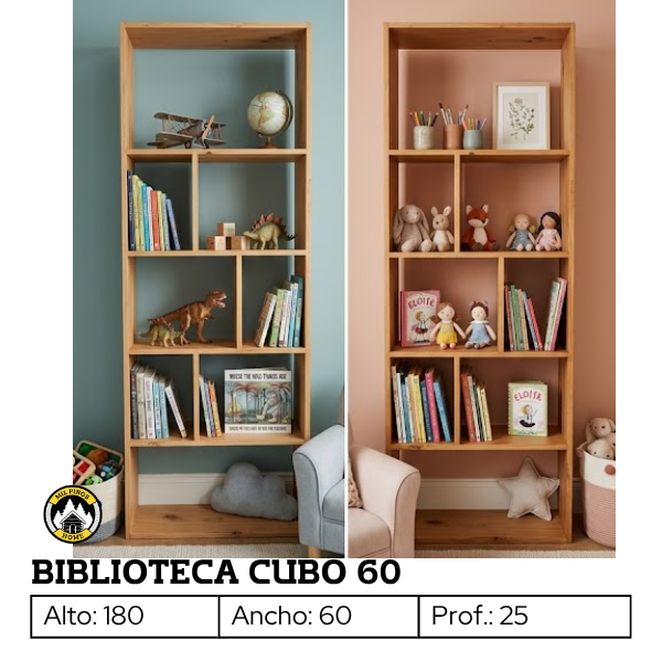 Producto - BIBLIOTECA CUBO 60 - 3