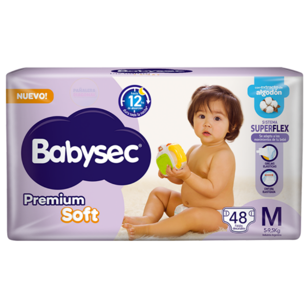 Producto - Pañales Babysec Premium Soft M48