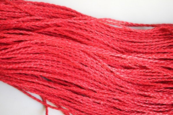 Producto - Cuero Trenzado Rojo