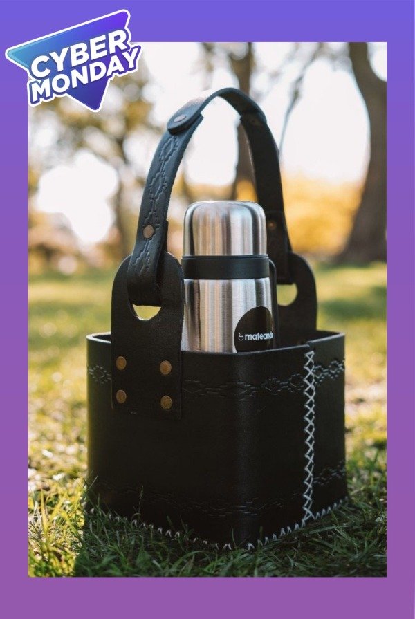 Producto - Canasta Matera Cuero