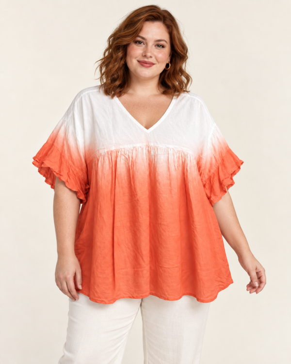 Producto - Blusa Camisola Escote en V Degrade/ Batik - 2