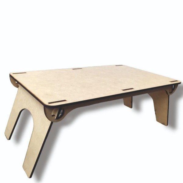 Producto - Bandeja Desayuno Con Patas Plegable 50 X 30cm Natural