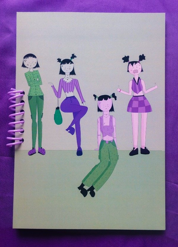 Producto - Cuaderno A5 LISO "Cuatro estados"