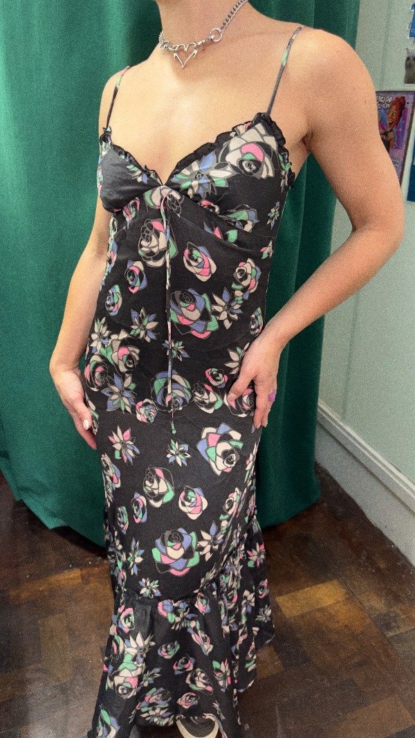 Producto - Vestido de Seda Jazmín Chebar XS