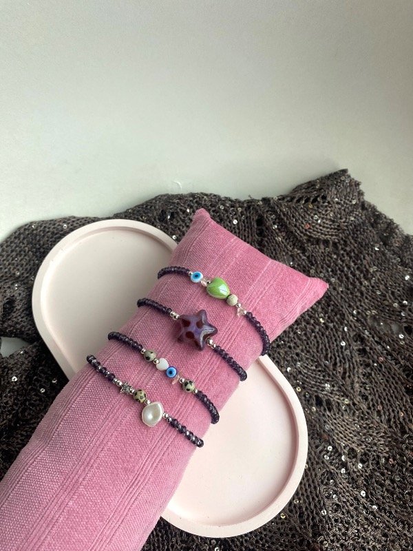 Producto - Pulseras cristal púrpura - 0
