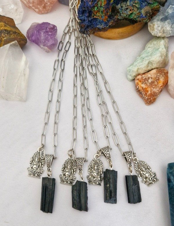 Producto - COLLAR TURMALINA Y GANESHA