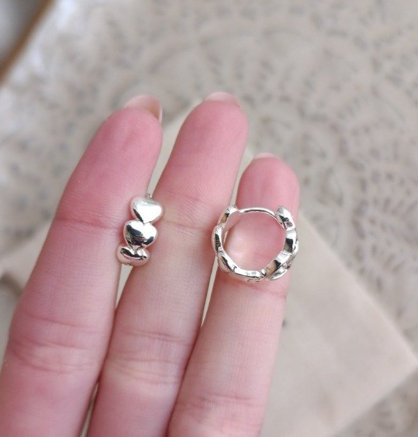 Producto - Argollas click corazones - 2
