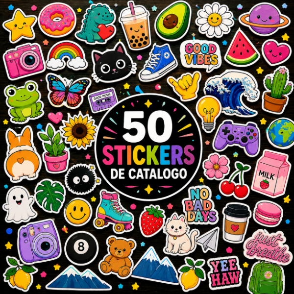 Producto - 50 STICKERS DE CATALOGO