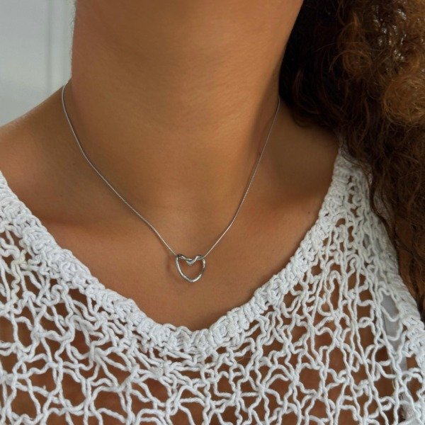 Producto - CONJUNTO ACERO CLAPTON CON CORAZON CALADO