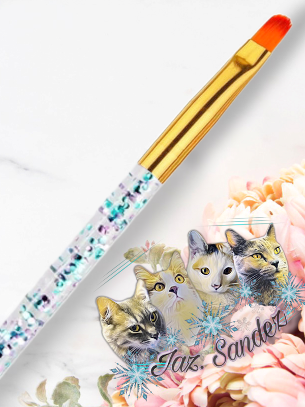 Producto - PINCEL DE GEL CONFETTI LENGUA DE GATO