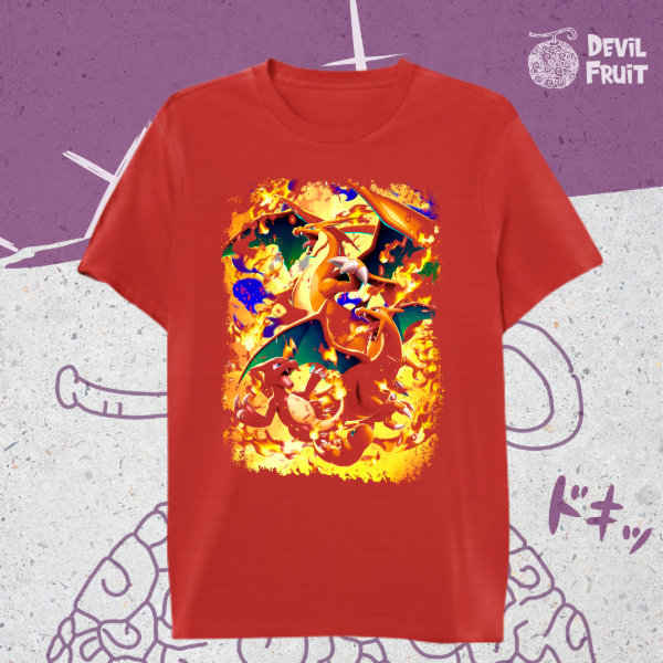 Producto - Remera Pokemon - Mega Charizard Y