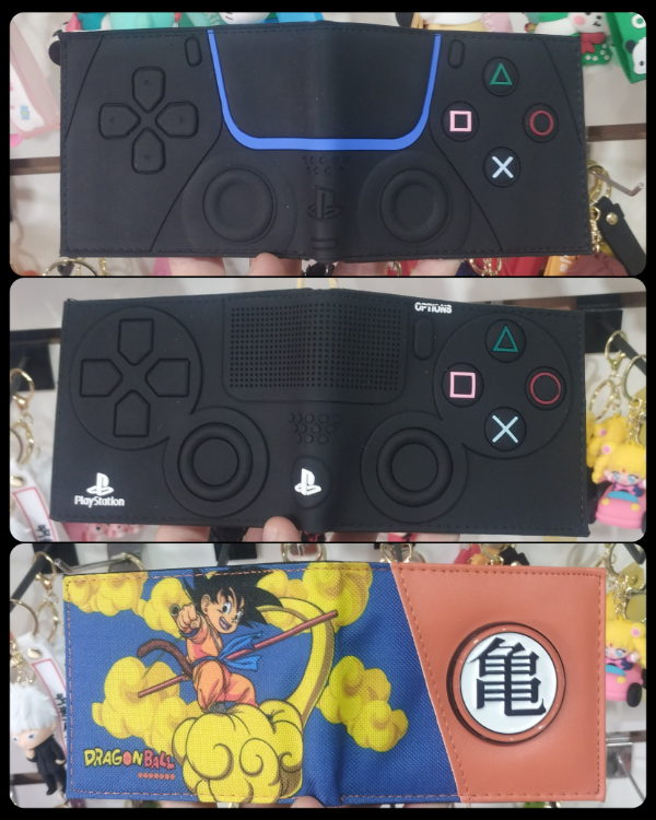 Producto - Billeteras Play Station y Dragon Ball