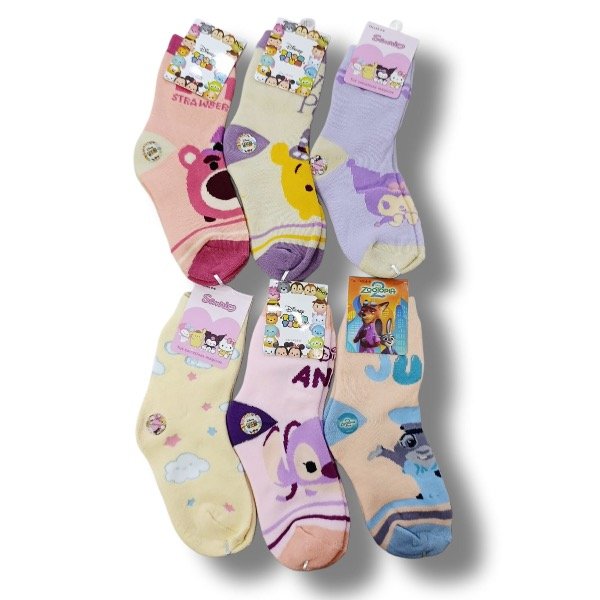 Producto - Medias Térmicas Animadas Surtidas Premium - NIÑAS x1