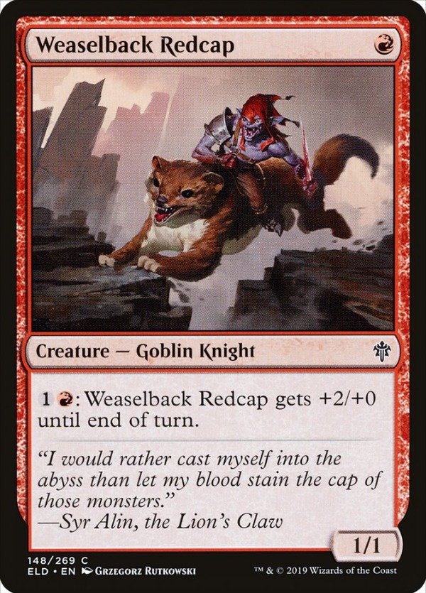 Producto - Weaselback Redcap  Throne of Eldraine