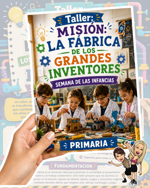 Producto - TALLER. MISIÓN: LA FÁBRICA DE LOS GRANDES INVENTORES