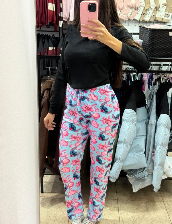 Producto - PANTALÓN PIJAMA STICH CHICLE