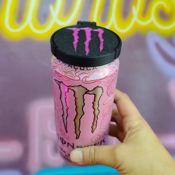 Producto - Tapa Fucsia para Lata Monster - 1