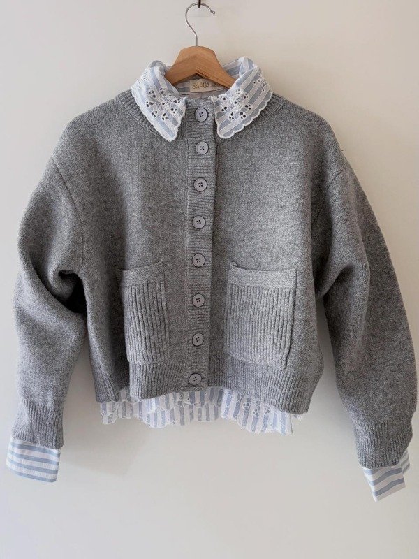 Producto - Cardigan Olivia - Gris
