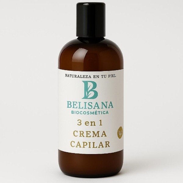 Producto - Crema Capilar 3 en 1 de Coco  Hidratación, Nutrición y Peinado