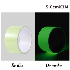 Producto - Cinta adhesivas fluorescente. Decoración/advertencia  x1
