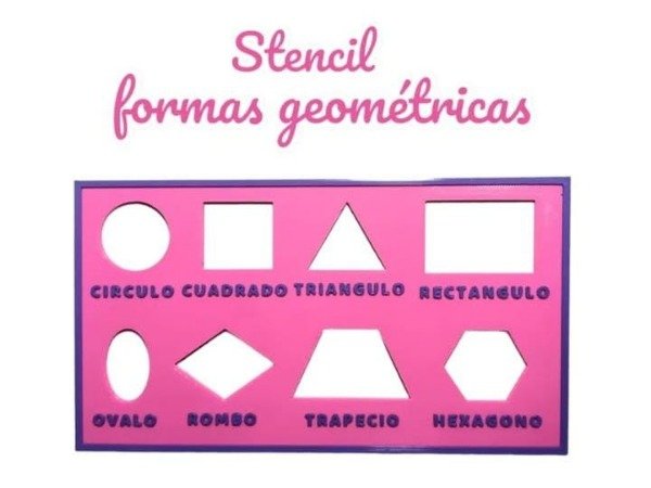 Producto - STENCIL DE FORMAS GEOMETRICAS