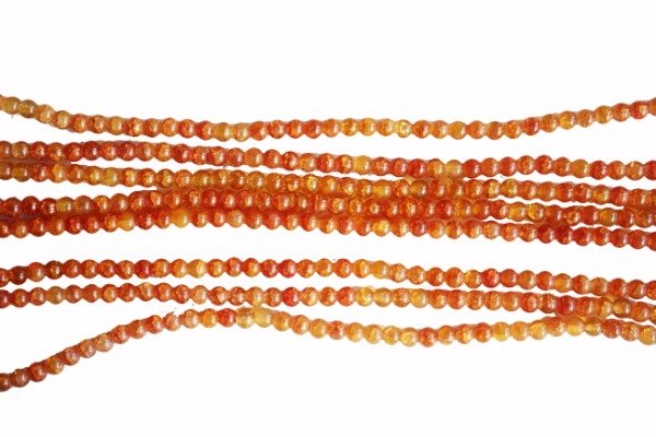 Producto - Perlas Traslúcidas Naranja 8 mm