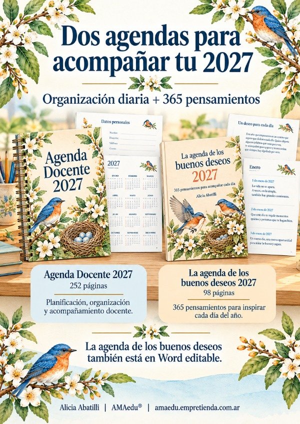 Producto - AGENDA DOCENTE 2027 (Pack de Organización Anual) - 1
