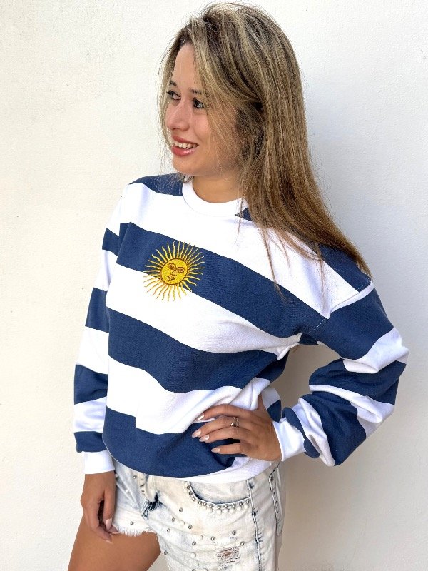 Producto - Buzo Argentina Sol de Mayo Azul