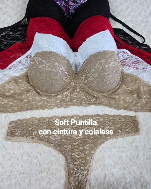 Producto - SOFT PUNTILLA CON CINTURA Y LESS Conjuntos por docena