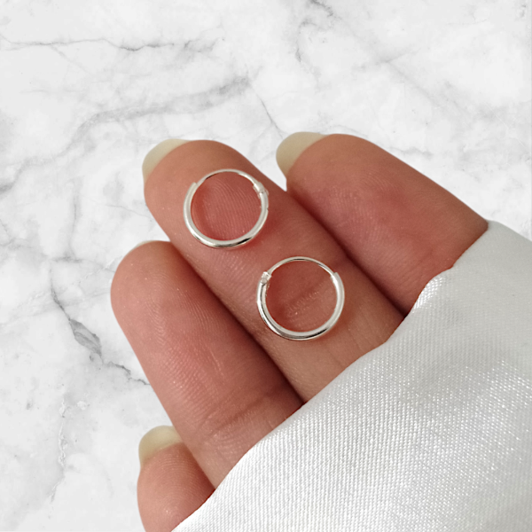 Producto - Argollas lisas 1cm PL 300042