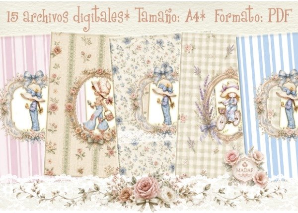 Producto - ARCHIVOS DIGITALES "COLECCIÓN SHABBY CHIC SARAH"