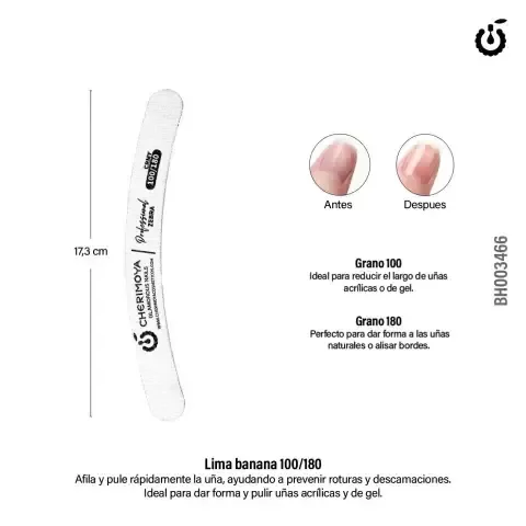 Producto - CHERIMOYA LIMA ZEBRA 100/180 BANANA/RECTA - 1