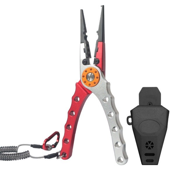 Producto - Pinza Aluminio Abre Anillas CASTER 20cm Saca Anzuelos + Extensible