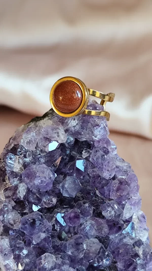 Producto - Ánillo Órbita Piedra Sol