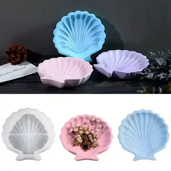 Producto - Molde silicona ostra jabonera platito - 1