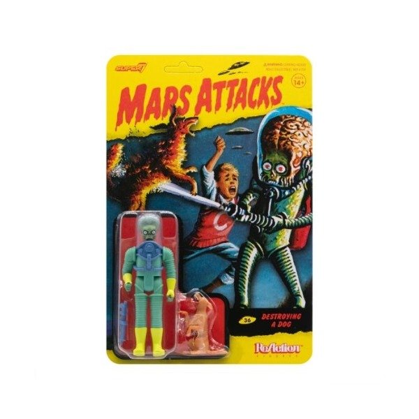 Producto - MARS ATTACKS DESTROYING A DOG SUPER 7 REACTION