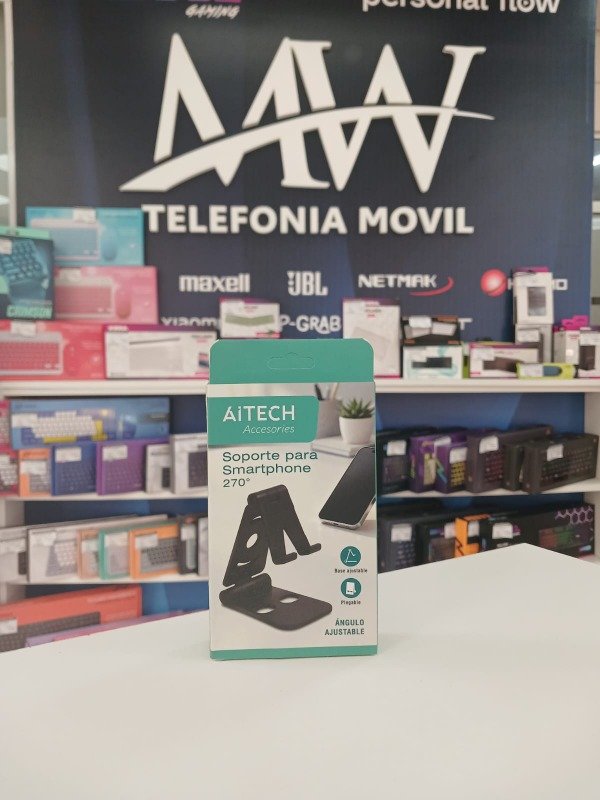 Producto - Soporte con Base Ajustable para Celulares Aitech AIST030301N