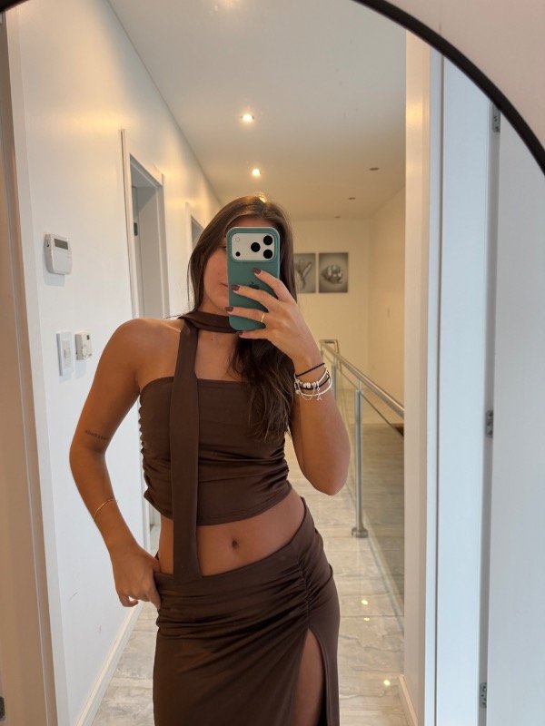 Producto - top cole marrón