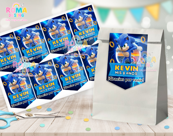 Producto - Etiquetas bolsita Sonic