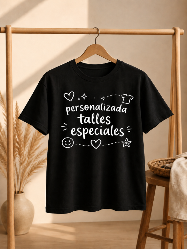 Producto - remeras personalizadas talles especiales