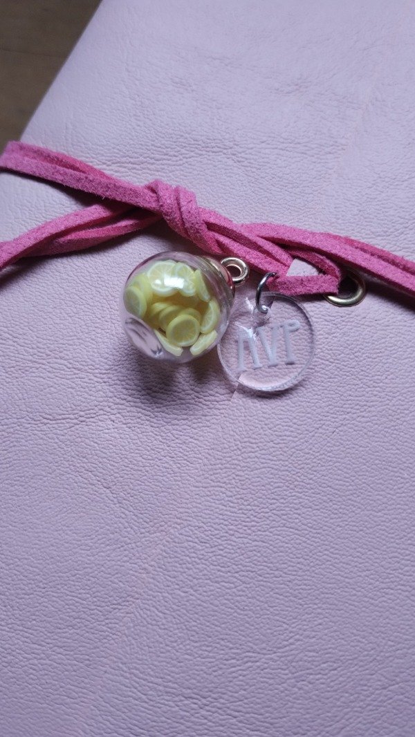 Producto - Charm frutas - Dije esfera de vidrio - 1