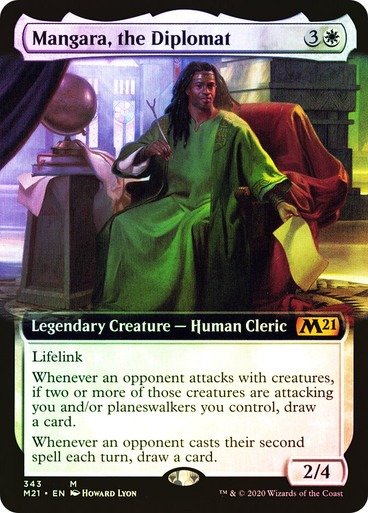 Producto - Mangara, the Diplomat (Extended Art Foil)