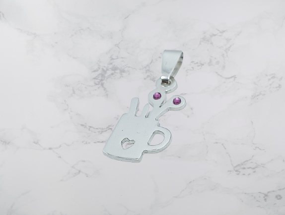 Producto - DIJE TACITA MAESTRA PLATA 925