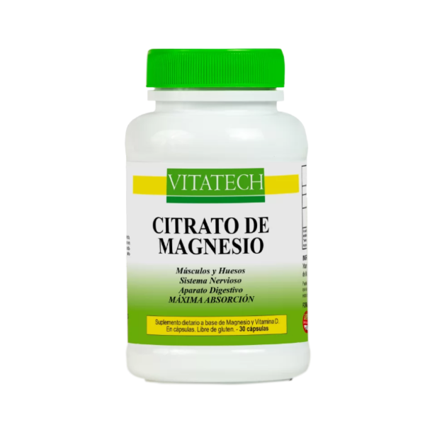 Producto - Vitatech Citrato de Magnesio x 30 cápsulas
