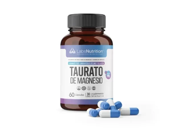 Producto - Taurato de Magnesio 500 mg (60 capsulas) - Labs Nutrition