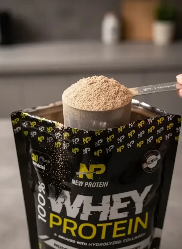 Producto - New Protein - Whey protein (doypack) 2lb - Vainilla - 1