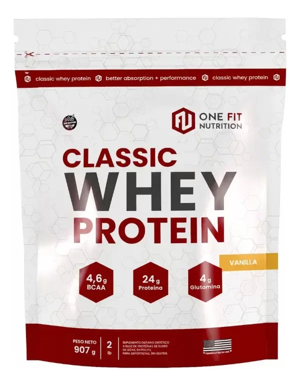 Producto - ONE FIT NUTRITION - Whey Protein Doypack - 2lb - Vainilla - 0