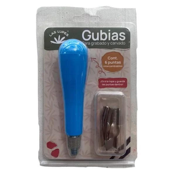 Producto - Gubia para Carvado + 6 puntas intercambiables