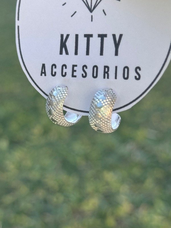 Producto - Argollitas corazon huecas
